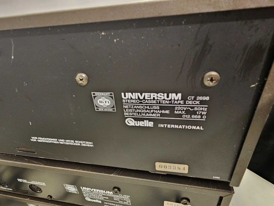 Linie audio Universum system hifi 3000 sl statie deck preamplificator