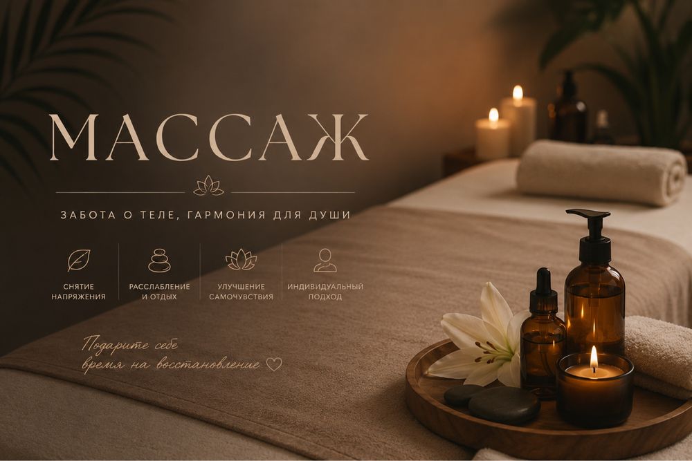 Профессиональный массаж