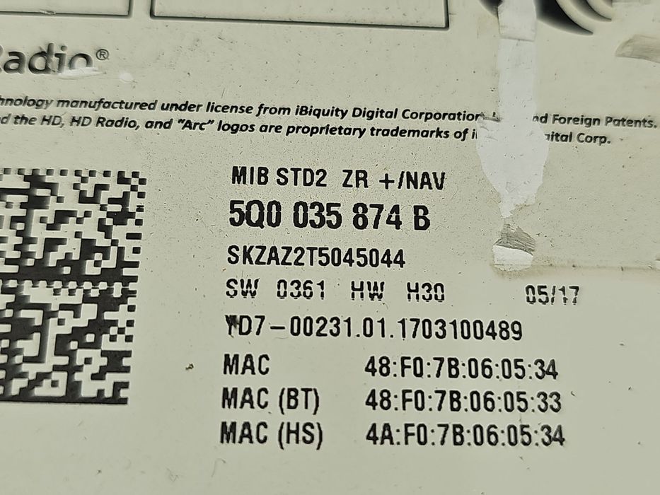 Unitate multimedia Skoda Octavia 3 (5E3) [Fabr 2012-2020] 5Q0035874B