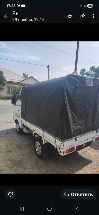 Тент шторка, Дэу Лабо, Дамас,