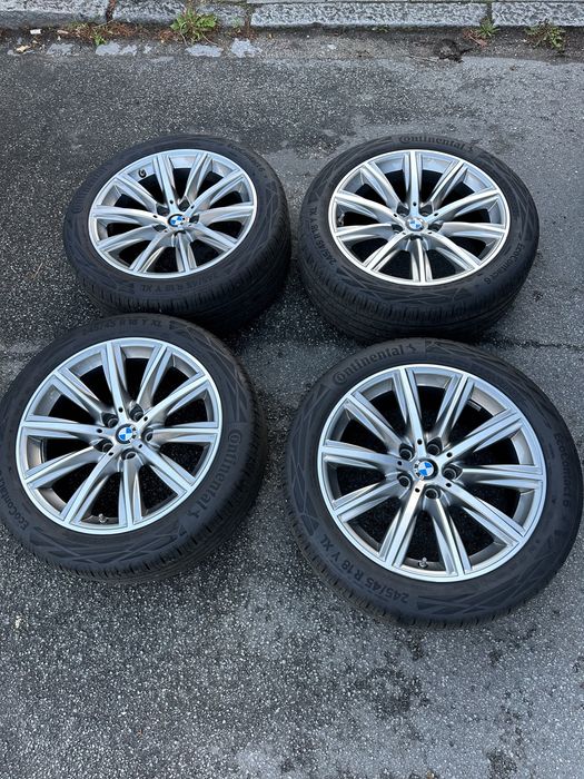 jante bmw g30 g31 5x112 anvelope continental oe bmw 245 45 18 dot 2024