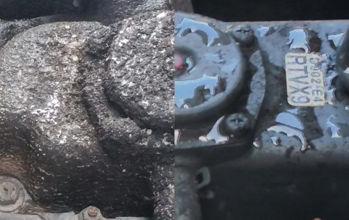 20L Solutie curatat motor+vaselina intarita.1L+8L apa!ulei ars