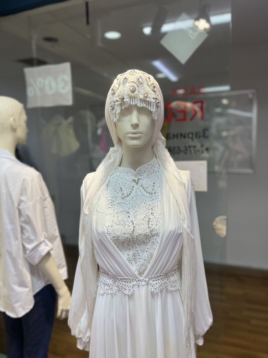 Платье турецкое платок ручной работы