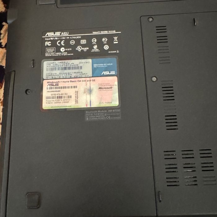 Ноутбук ASUS A52J