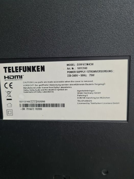 Televizor Telefunken 39"