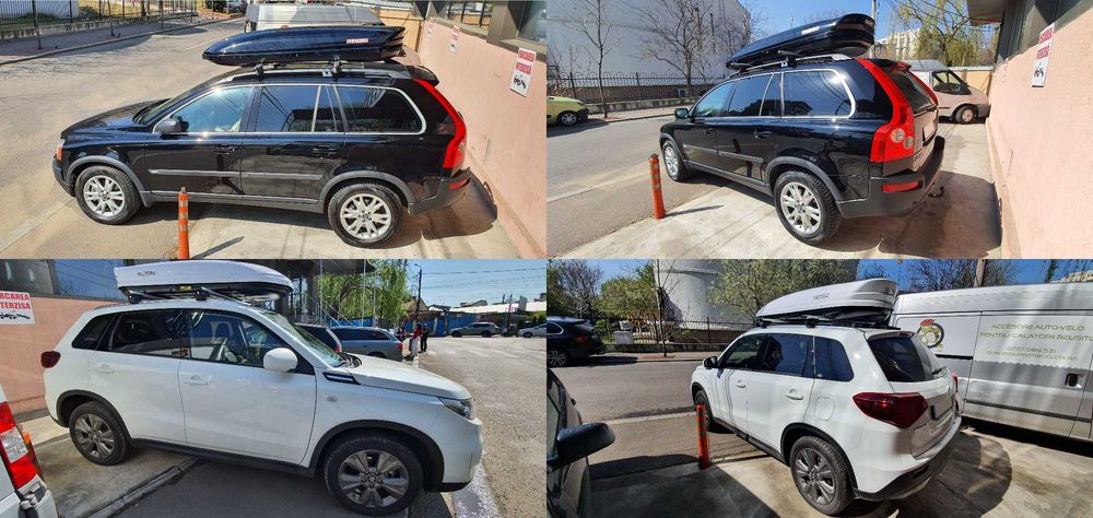 Cutii portbagaj Menabo, Thule, Yakima, CarbonLook + Bare Transversale