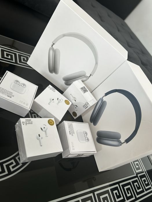 Caști wireless premium noise cancelling bluetooth design over ear+in