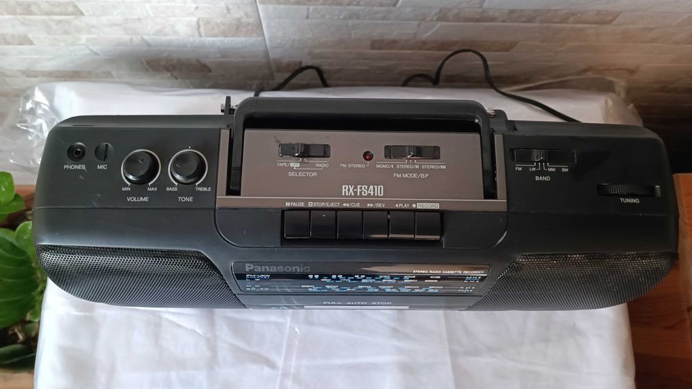 Радио - касетофон - Panasonic RX-FS410 - 1980" год.