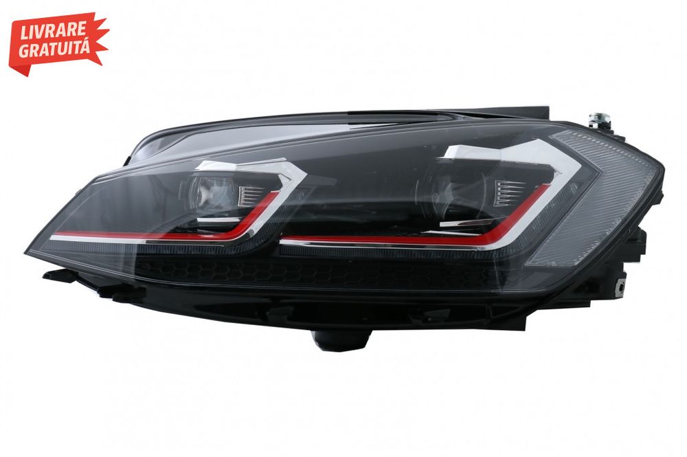 Faruri LED VW Golf 7.5 VII (2017+) GTI Look cu Semnal Dinamic