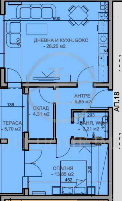 Продава се Двустаен апартамент в Пловдив, Кючук Париж - 87 кв.м за 1253 €/кв.м - Снимка #5