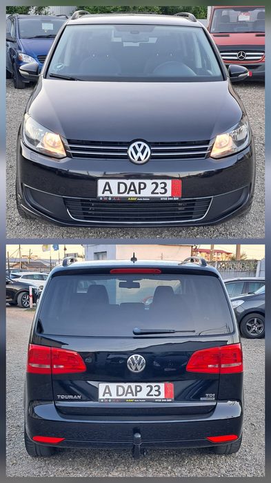 Volkswagen Touran 1.6 TDI 105 cp EURO 5 an 2012 7 LOCURI