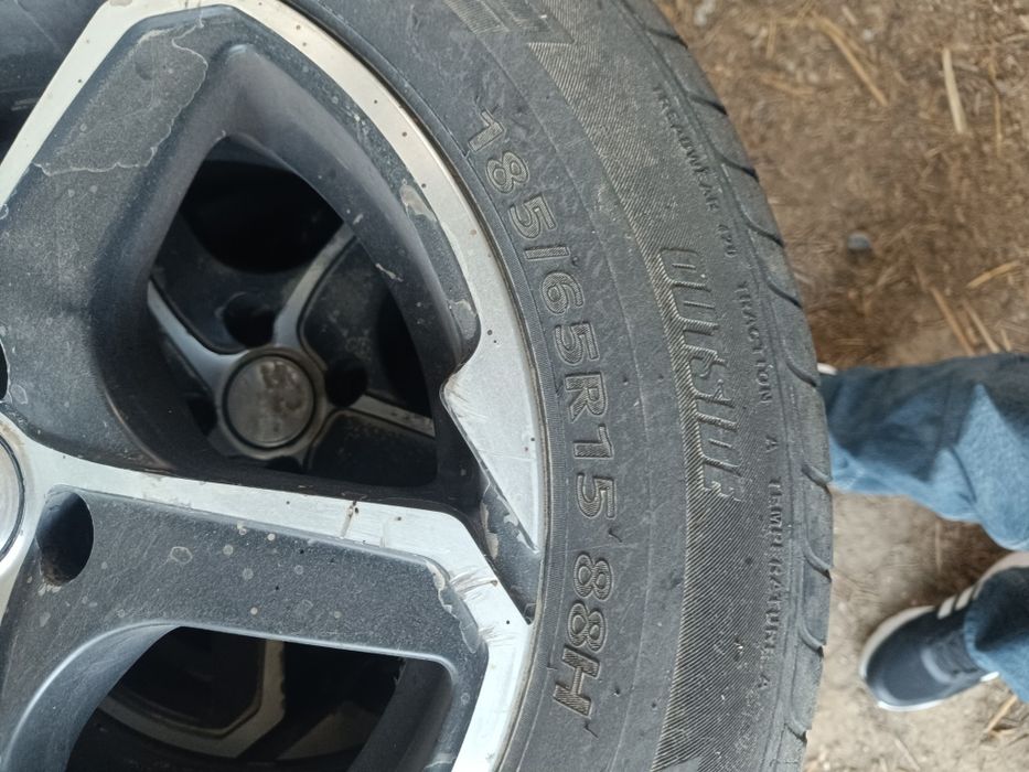 Титан диски в месте с покрышки