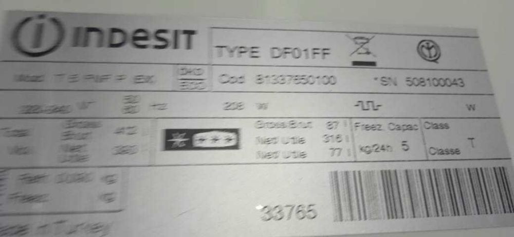 Холодильник INDESIT