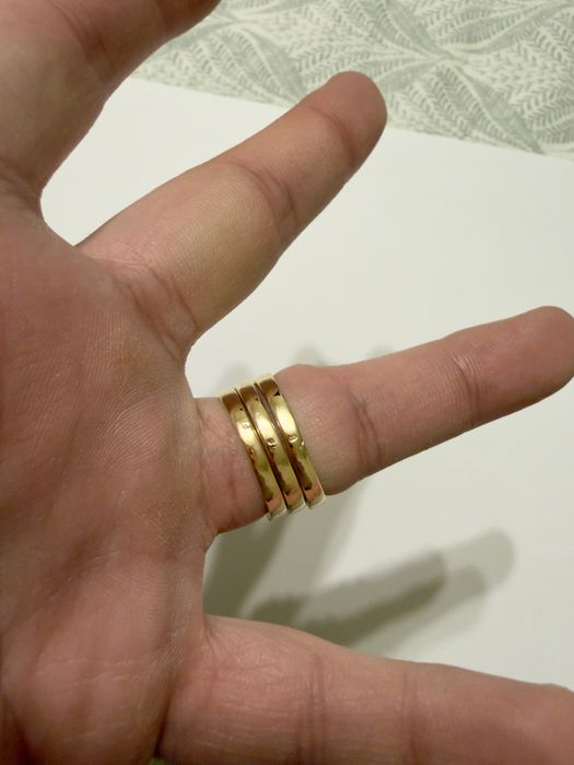 Vand inele aur nou 18k cu un gramaj total 9.10 grame