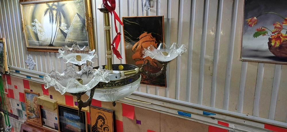 Люстра потолочная 3-ёх цокольная