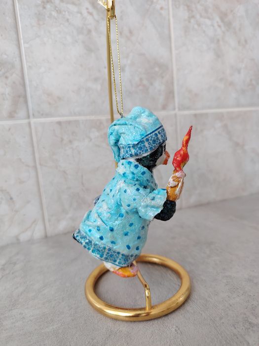 Ёлочная ватная игрушка