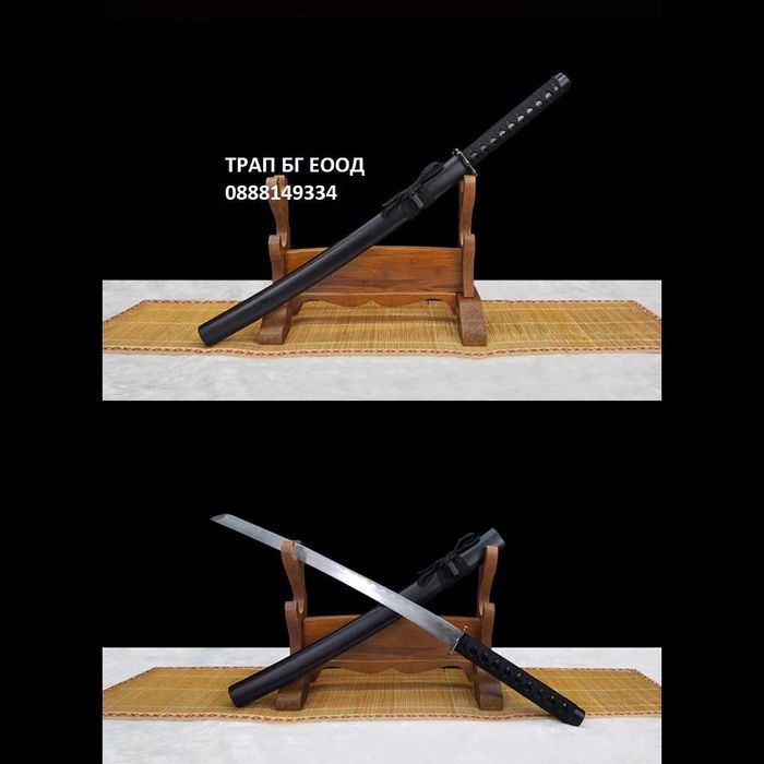 Катана Комплект от 3 бр. с подарък поставка Katana Самурайски меч