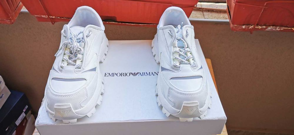 Оригинални маркови мъжки маратонки EMPORIO ARMANI - 40 номер