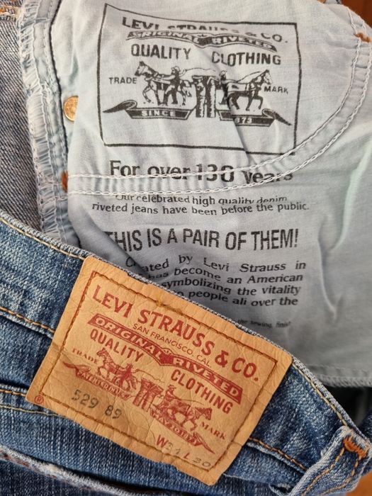 Blugi Levis 529 89 W31 L30 (stussy carhartt evisu ed hardy)
