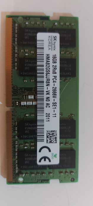 SK hynix 16GB 2Rx8 PC4  DDR4 2666 SO-DIMM Laptop RAM