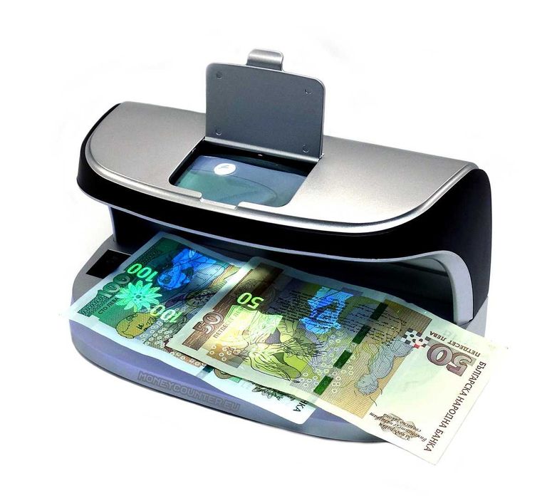 Детектор за фалшиви банкноти, UV+MG+Бяла светлина+Лупа