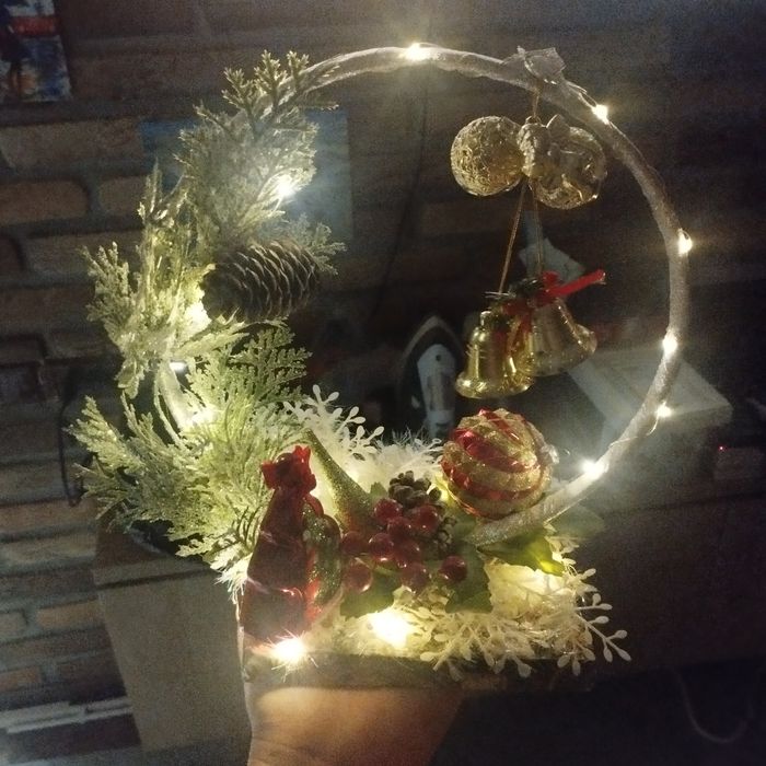 Новогодние мини украшение