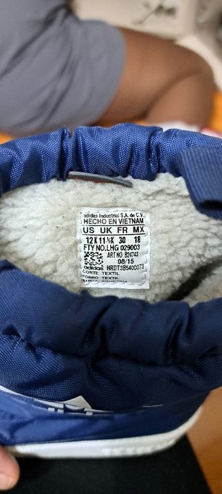 Cizme îmblănite copii adidas