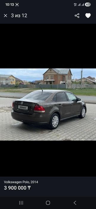 Продам фольксваген поло 2014