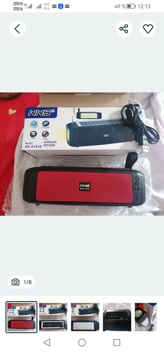 Kit supravietuire Boxa wireless portabila solara USB lantern mp3 player 5w Bluetooth