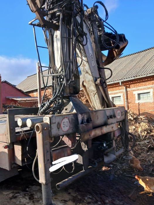 MAN 1994 cu macara si remorca