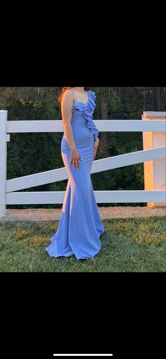 Официална синя рокля