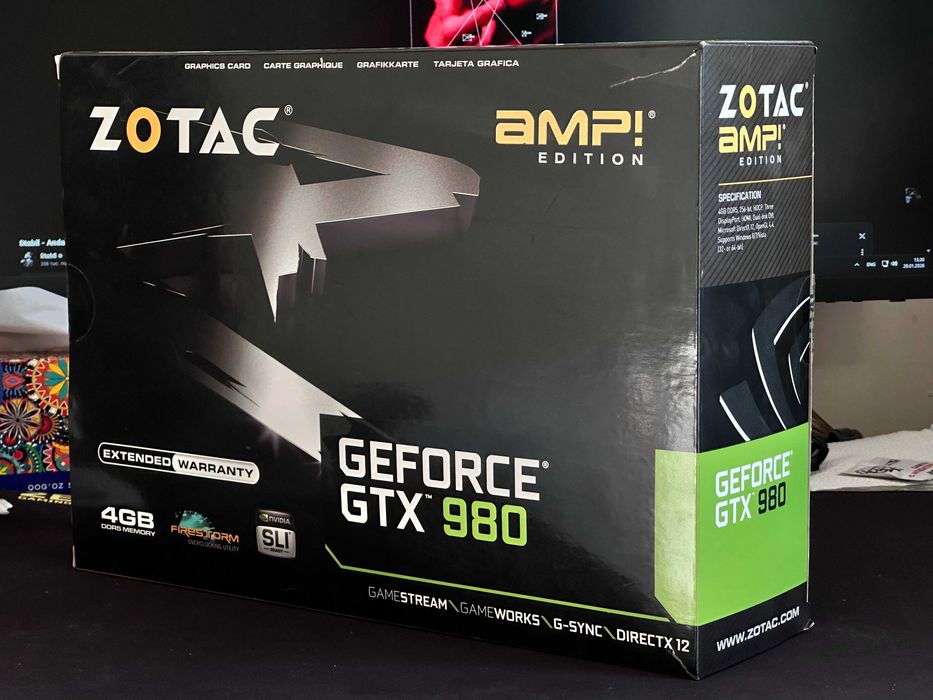 Видеокарта GTX 980 AMP Edition | Ideal holatda!