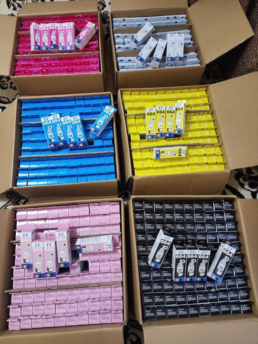 Чернила для принтера EP 664 оптом, Принтер учун сиёх EP 664 оптом