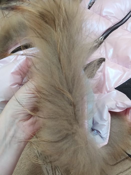 Зимний пуховик на девочку рост 116-122