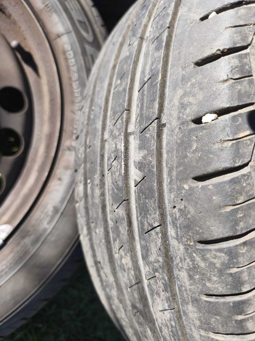 Vand jante din otel R16, in 4 prezoane,  pentru Opel Astra H 2006, echipate cu anvelope Debica Presto de vara
