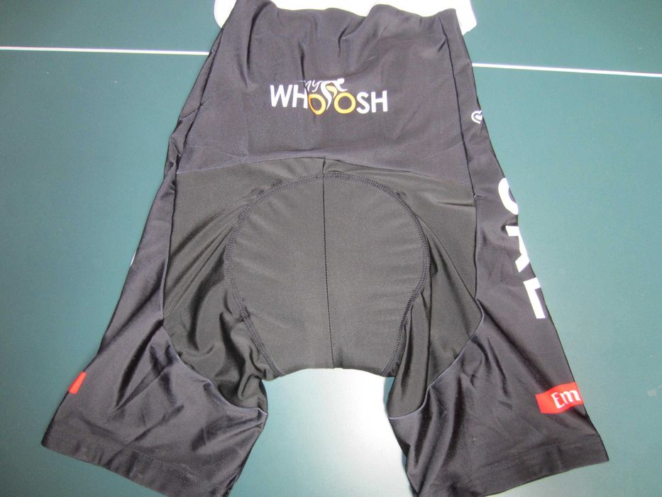 Pantalon scurt cu bretele ciclism UAE masura XL si Oxylane, B-Twin, masura L,  nou cu eticheta
