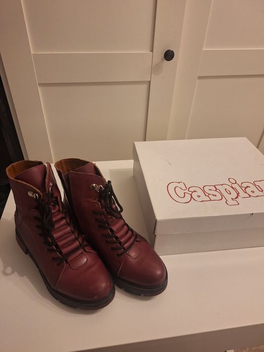 Botine dama, noi, piele naturala, mărimea 38