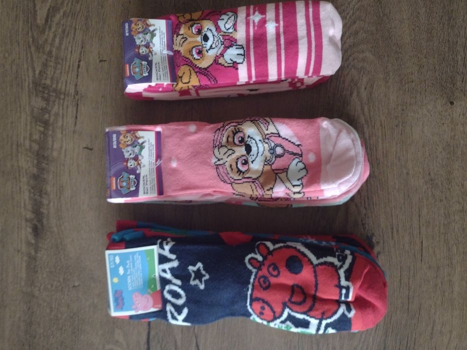 Детски чорапи  всеки три  комплекта по 5чифта  общо 15бр.