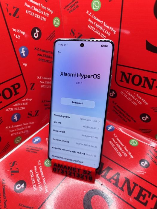 Redmi Note 15 5G Amanet SZ Non Stop