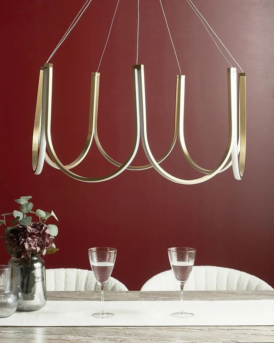 Candelabru LED PERQUENO Metal Auriu