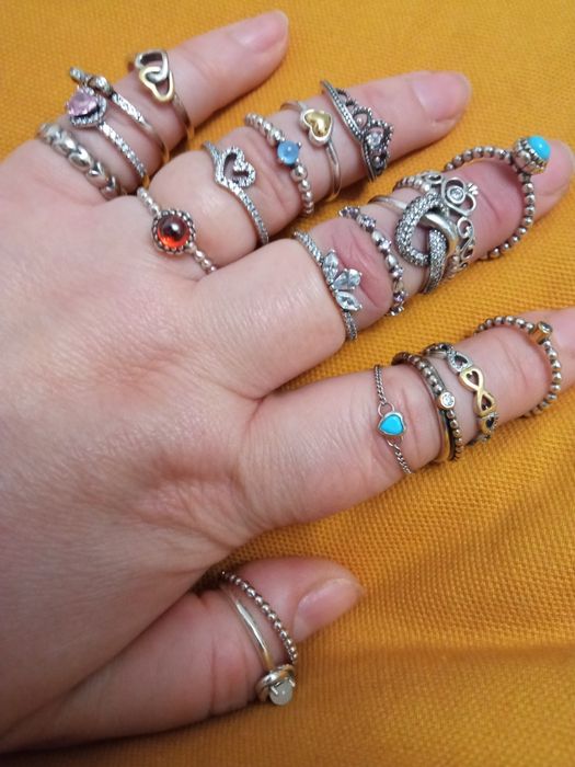 Inele Pandora argint, modele variate