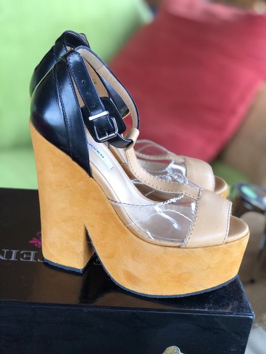 Sandale platforma super inalta noi funky gala