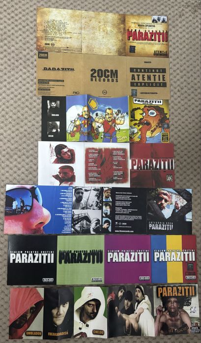 Cd-uri B.U.G. Mafia & Parazitii