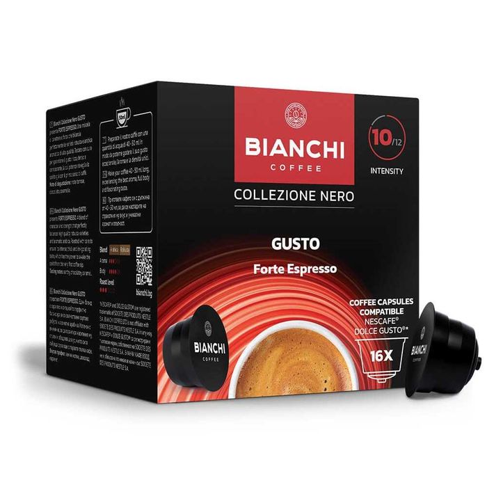 Капсули Bianchi Nero съвместими с  Dolce Gusto 16 бр./Лешник