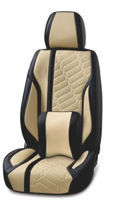 Set huse scaune auto universale, piele ecologica , fata-spate