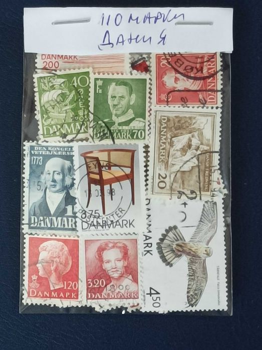 Колекции пощенски марки от бившата Чехословакия, Дания и Унгария