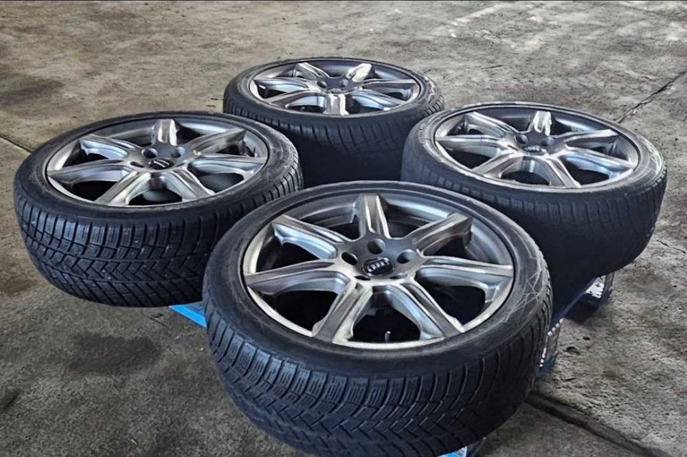 Set 4 Jante Audi OEM, 10 spite, anvelope Vredestein 225/45 R 18 95W M+S