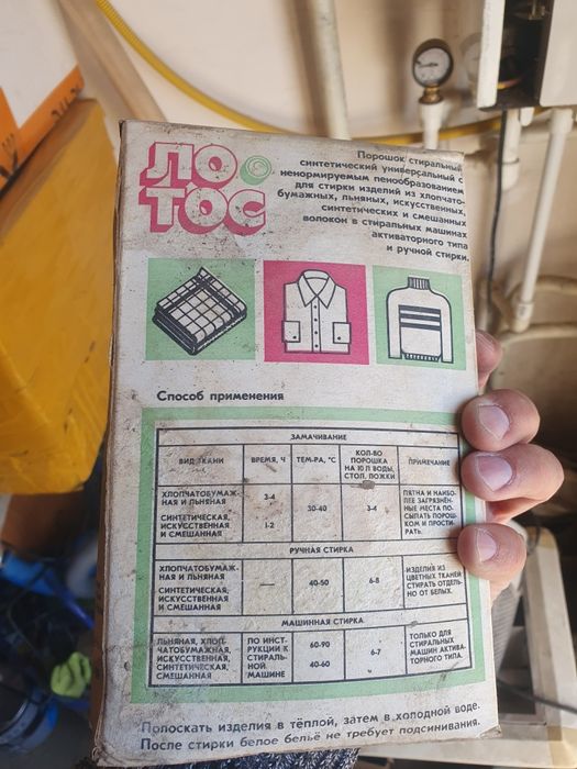 порошок лотос ссср