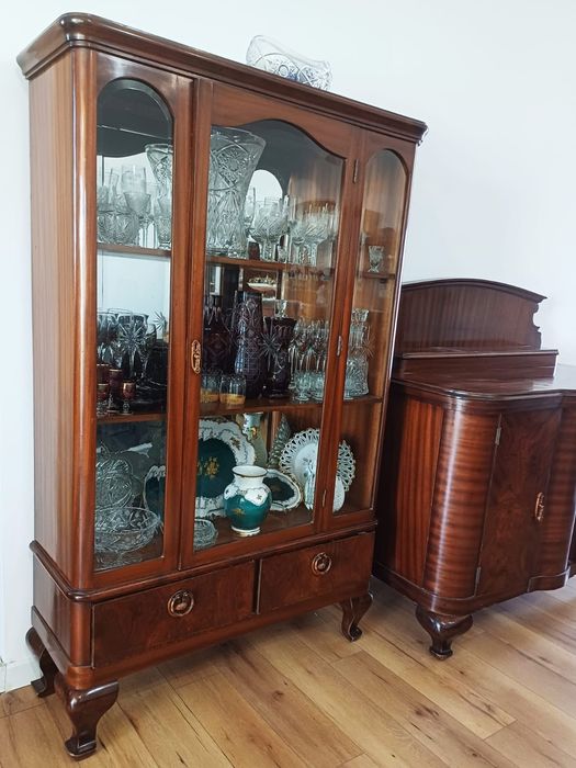 Vand mobila sufragerie stil Lengyel, furnir trandafir