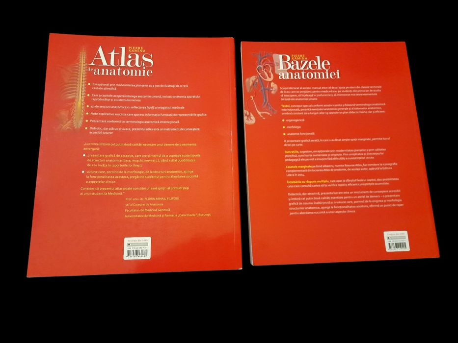 2 vol. Atlas de anatomie + Bazele anatomiei - Pierre Kamina